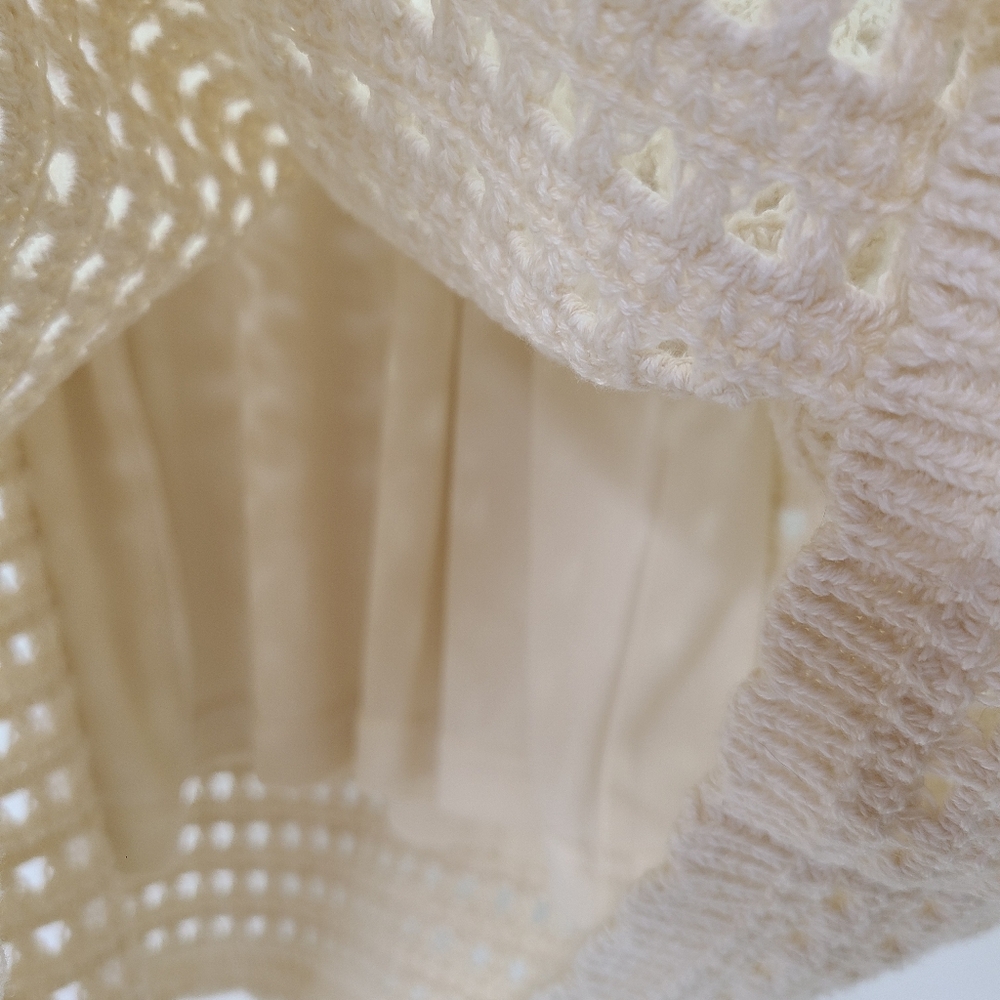 Universal Thread Crochet Openwork Knit Sleeveless… - image 6